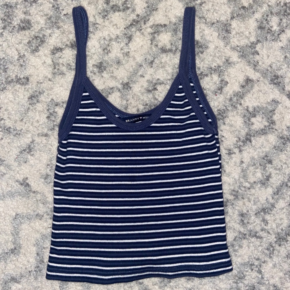 Brandy Melville Stripped Crop Top